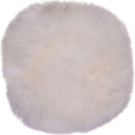 Galette de chaise en peau de mouton - Écru - LAMBSKIN SEAT