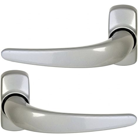 Manilla de puerta «STELUS» gris. (1/2)