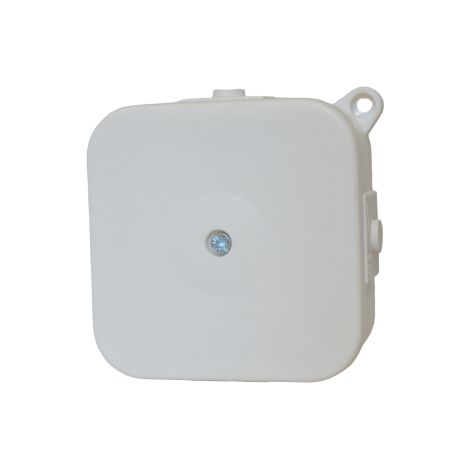 Caja de instalación de superficie con terminales y prensaestopas 80x80x34mm IP44 blanca PHS1 (1/2)