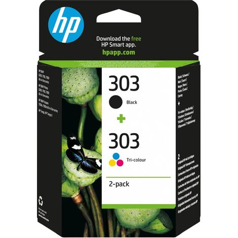HP 3YM92AE Tintenpatronen schwarz/3-farbig No. 303 Druckerpatronen