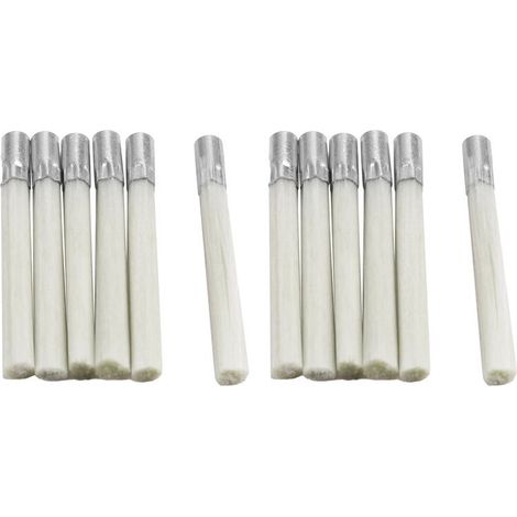 Este kit incluye 12 cabezales de cepillo de repuesto resistentes a los arañazos y es adecuado para los cepillos de limpieza de fibras que se utilizan en la reparación y el mantenimiento de relojes.