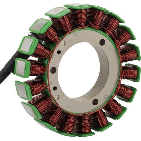 Compatible with the stator magneto coil of the Yamaha XVS950A V-Star 950 cruiser motorcycle, original part number 5S7-81410-00 (compatible with 2009-2016 models). (1/4)