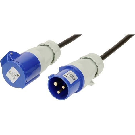 Max Hauri 165376 Alimentazione Prolunga 16 A Blu, Nero 25 m H07RN-F 3G 1,5 mm² resistente ai raggi UV, Resistente agli (1/4)