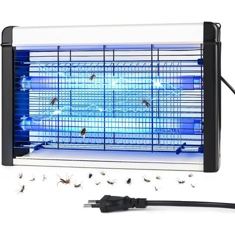 Lampe Anti Moustique 3500V - 20W UV Tue Mouche Electrique, Non Toxique & Lutte Antiparasitaire, Piège à Insectes, moustiques et Mouches, Convient pour Maison, Jardin (1/5)