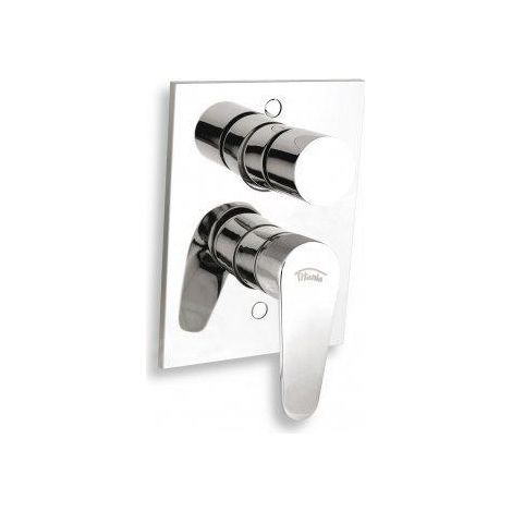 Novaservis Titania Fresh - Robinetterie de baignoire encastrée avec inverseur, chrome 96050R,0 (1/2)