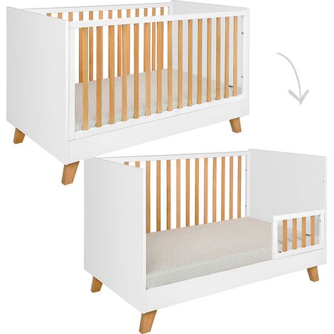 Lit évolutif 70x140 Novelies Zara Blanc (1/5)