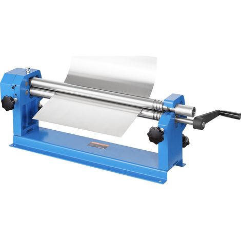 Cintreuse à Rouleaux de Tôles, 610 mm, Plieuse Tôles, Calibre 16, φ 38 mm, avec 2 Rouleaux Amovibles, Rouleuse pour Tôle d'Acier à Faible en Teneur de Carbone, Alliage de Cuivre et d'Aluminium (1/5)