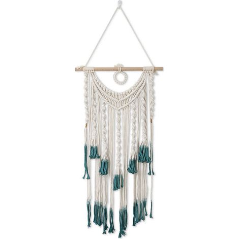 Tenture murale tissée à franges pour décoration de chambre, salon ou mariage (1/5)