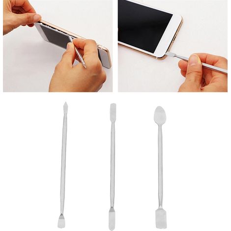 3-teiliges universelles Handy-Reparaturset, inklusive Metallhebel und Handwerkzeugen zum Zerlegen und Reparieren von Mobiltelefonen. (1/5)