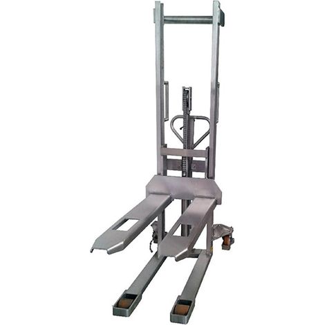 Gerbeur inox - Levée max 1650mm - Charge max 1000kg - 10M/304