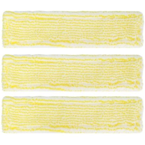 Lot de 3 tampons de nettoyage de vitres en microfibre pour nettoyeur de vitres Karcher WV2 WV5 (1/5)