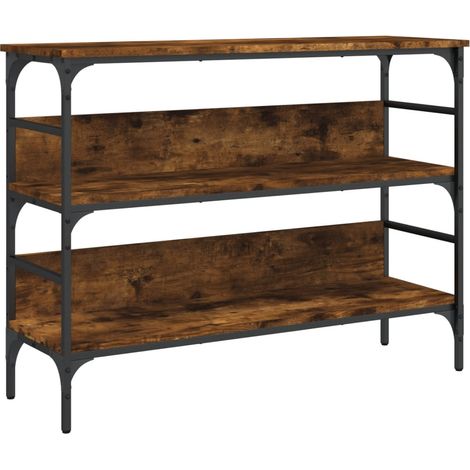 Maison Exclusive - Tavolo Consolle Rovere Fumo 100x32x75 cm Legno Multistrato