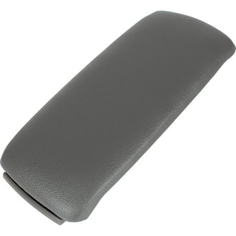 Reposabrazos Audi A4 B6 00-04 con botón y tapicería, JUEGO DE CUERO ECOLÓGICO GRIS, BISAGRAS FINAS (1/2)