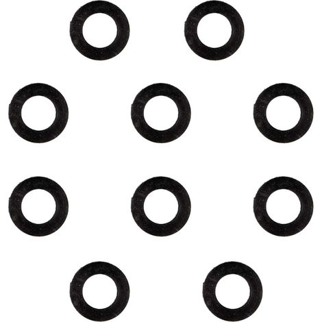 tecuro Gummidichtung 3/8 Zoll (9,6 x 14,5 x 1,90 mm) für Überwurfmuttern (10 Stück)