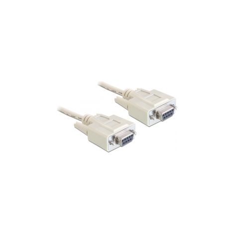 Cable RS-232 Serie null modem Sub-D9 H/H 5m