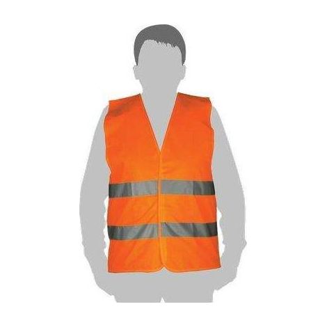2,0 x GILET HAUTE VISIBILITÉ ORANGE 4521 WOKIN