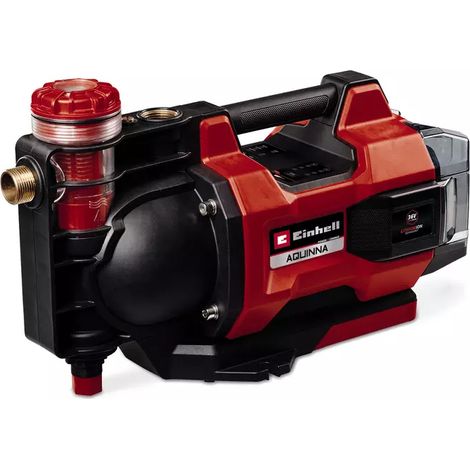 Einhell Bomba de jardín automática con batería AQUINNA 36/38 F LED AUTOMATIC Power X-Change (36 V, máx. 3800 l/h, altura de impulsión máx. 37 m, función automática, ECO/Boost, prefiltro, sin batería) (1/5)