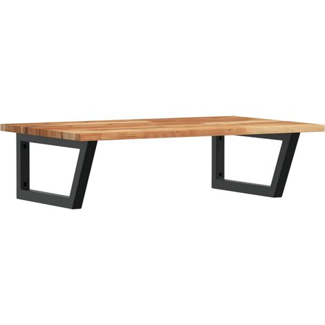 Maison Exclusive - Waschbeckenregal Wandmontage Stahl und Akazien