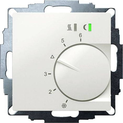 Eberle UTE 2500 thermostat blanc 55 x 55 mm