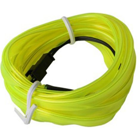 Bande LED lumineuse pour voiture, 3 m (9,8 pi), flexible, vert fluorescent, pour décoration intérieure. (1/3)