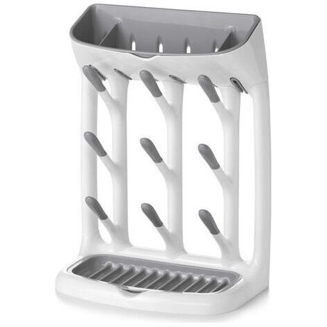 Égouttoir à bouteilles, support blanc peu encombrant –