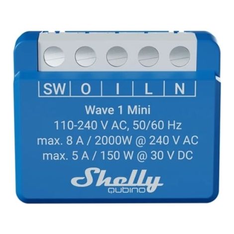 Shelly Wave 1 Mini LR  Element wykonawczy Z-Wave (1/4)