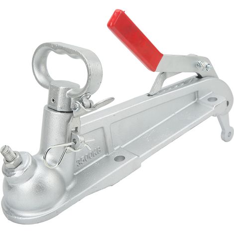 Attelage remorque charge 3500kg robuste crochet avec poignée support pour bateaux camping-cars caravane (1/5)