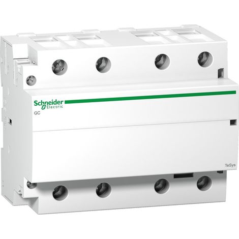 Contactor SCHNEIDER 100A 4NA 230/240V CA - alta capacidad y voltaje nominal.