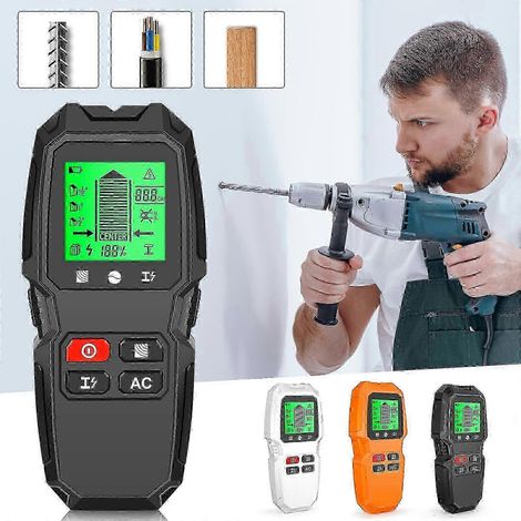 Compatible avec le détecteur de clous muraux électroniques StudFinder WallScanner 5-en-1. Ce détecteur détecte les clous en bois et en métal. (1/5)