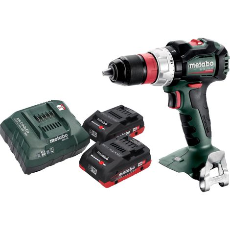Taladro atornillador a batería Metabo BS 18 LT BL Q 18 V 75 Nm sin escobillas + 2x batería LiHD 4,0 Ah + cargador