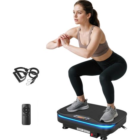 SPORTNOW Vibration Plate Exercise Machine with Cool Lights and Bluetooth (1/5)