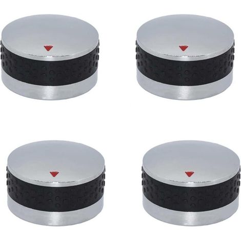 CSPARKV Lot de 4 boutons de commande universels pour barbecue à gaz, 50 mm, pour cuisinière/four/grill (50 mm) (1/5)
