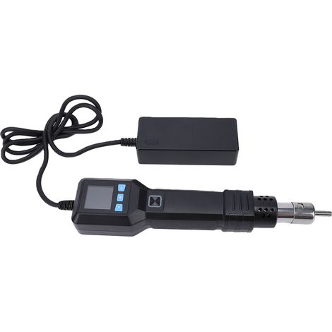 Station de soudage à air chaud 2 en 1, kit de soudage 550 W avec écran LCD, température réglable, mise en veille automatique, pour la réparation électronique (prise UE 220-240 V). (1/5)