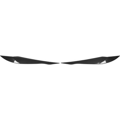 Paar Ersatz-Scheinwerferblenden aus ABS für BMW 3er F30 F31 (2012–2018), Carbonfaser-Optik (1/5)