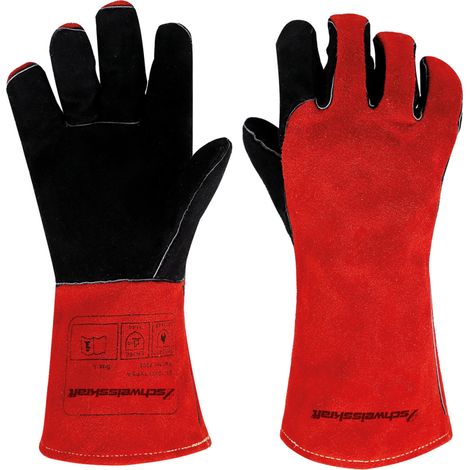 Schweißkraft Schweißerhandschuh Gr. L für Schutzgas geeignet mit Fleece-Futter (1/2)