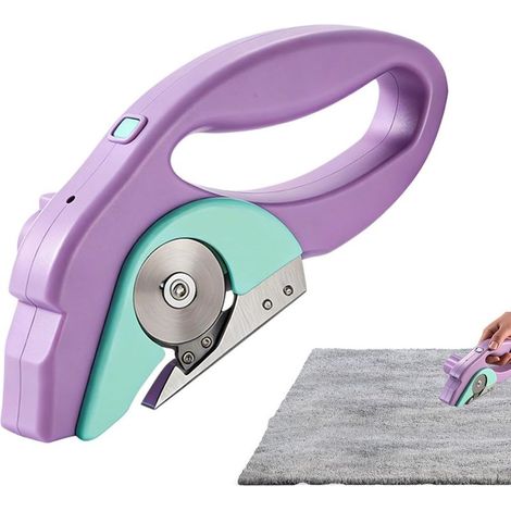 Couteau de coupe électrique pour carton Outil de découpe ergonomique à grande vitesse rechargeable par USB Cutter électrique sans fil et ciseaux à tissu,Moquette, cuir, papier, déménagement, débal (1/5)