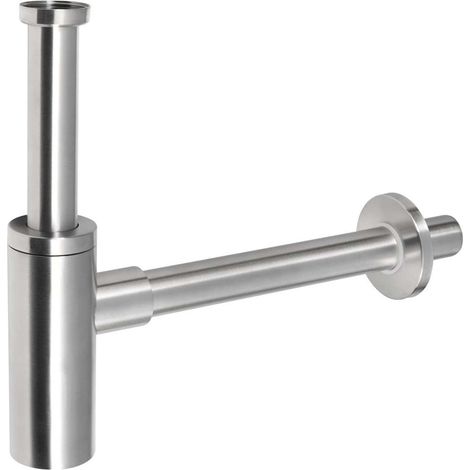 Sapho Minimal - Siphon für Waschtisch 1 1/4", Edelstahl MI036 (1/3)