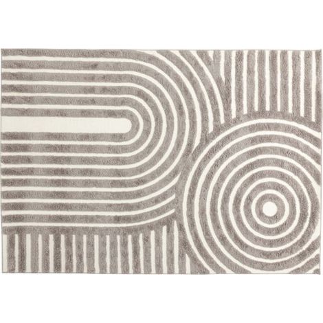 Tapis Déco "Nikita" 200x290cm Gris (1/5)