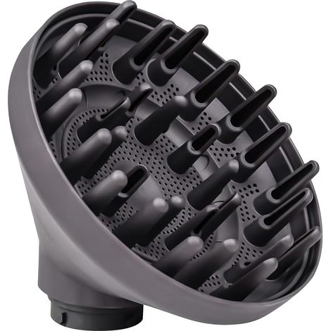 Diffuseur pour Airwrap HS01 HS03 HS05 Embout Diffuseur Cheveux Bouclés, Accessoire Compatible pour Styler, Conversion en Sèche-Cheveux (Gris) (1/5)