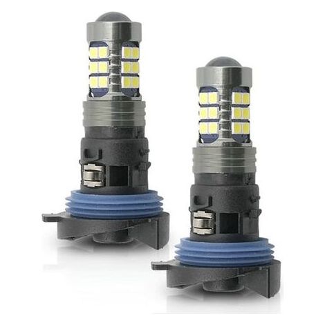 2 pièces HP24W LED ampoules de feux de jour avec base DRL ampoule de lumière du jour pour Peugeot 3008 5008 2009-2016 Citroen C5 2008-2017 Led DLR ampoules de lampe de stationnement