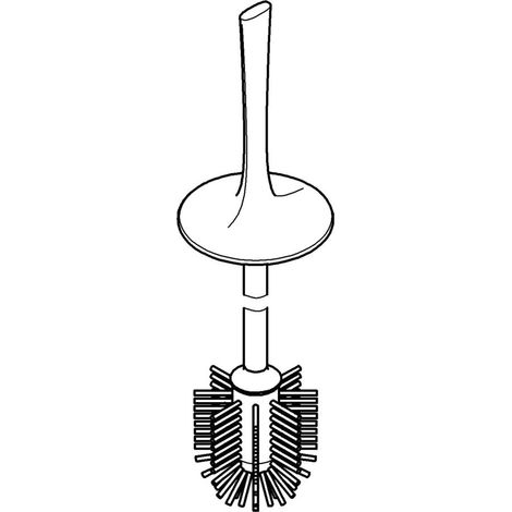 Grohe Ersatzbürste für Toilettenbürstengarnitur, Moon White, 64813LS0