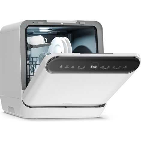 Klarstein Oceana Lave-vaisselle portable - Lave-vaisselle compact 3 couverts - 7 programmes - 42 cm - 6 L par cycle (1/5)