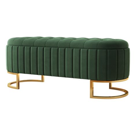 Banc de rangement et pouf rembourré — Pouf rembourré (Complément pour canapé)