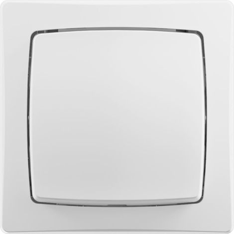 Interrupteur ou va-et-vient Les Apparents, complet blanc, Appareillage Saillie, connexion par bornes automatiques, installation facile sans boîte à encastrer (1/2)