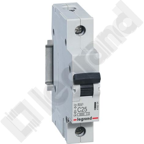 Disyuntor RX3 1P C 25A 6000A
