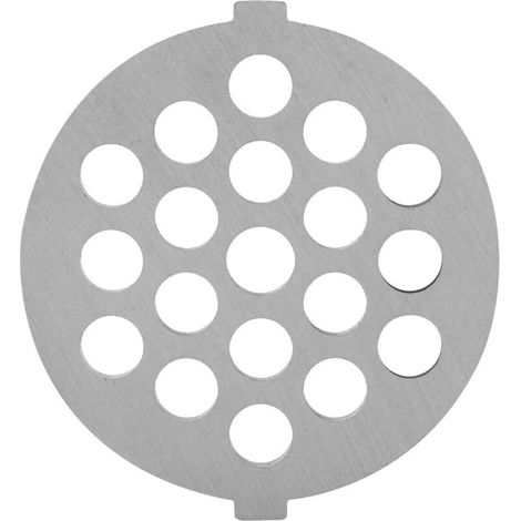 Disque à Trous Couteau à Viande Hachoir à disques en Acier Inoxydable Couteau à Hachoir à Viande avec Trous de 5 / 7mm Pièce de Rechange Professionnelle pour hachoirs à Viande(7mm)-Fei Yu (1/5)