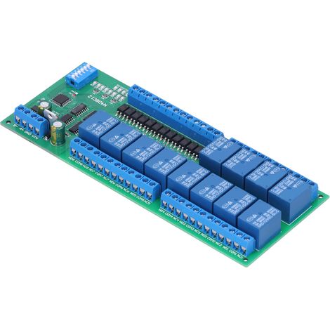 Isoliertes RS485-Relaismodul, 12 Eingänge, 12 Ausgänge, RTU DIN35, für N4D8C12 SPS, 12 V (1/5)