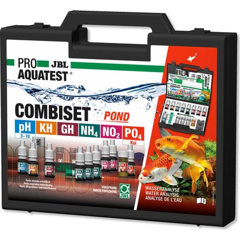 JBL PROAQUATEST COMBISET Pond Wassertestkoffer für Koi- und Gartenteich (1/5)