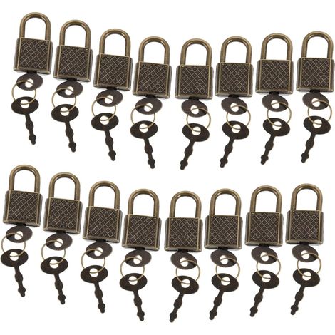 Lot de 20 mini cadenas vintage en bronze pour boîte à bijoux, valise (1/5)