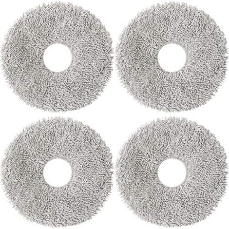 Lot de 4 chiffons de rechange en microfibre pour robot iRobot Roomba Plus 405 Combo +, Plus 505 Combo + robot aspirateur (1/5)